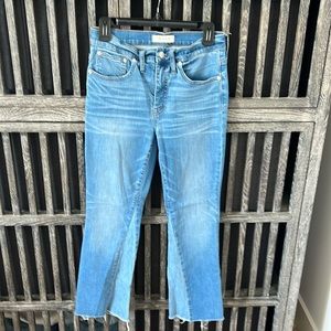 Madewell cropped denim